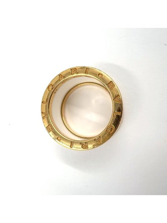 Bvlgari B-zero One 18k Pink Gold Ceramic White Ring - Picture 4 of 8